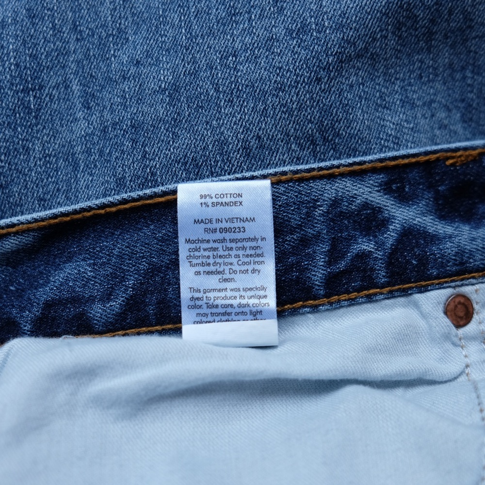Pacsun Slim Fit Midwash Whiskered Faded Casual Jeans Denim Pants EUC 34x32 - Picture 7 of 7